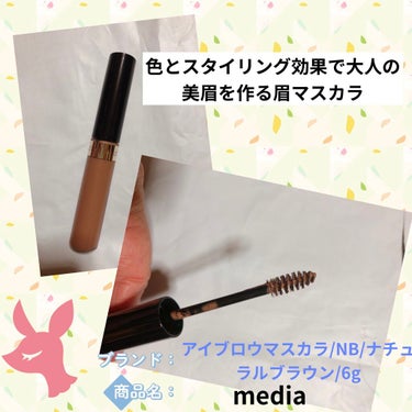 ❇40代～50代向けの眉マスカラが登場❇

12月1日にカネボウはmediaから眉マスカラが発売されました。

美容系youtuber メイクアップアーティストの『Chie Hidaka』さんが紹介され