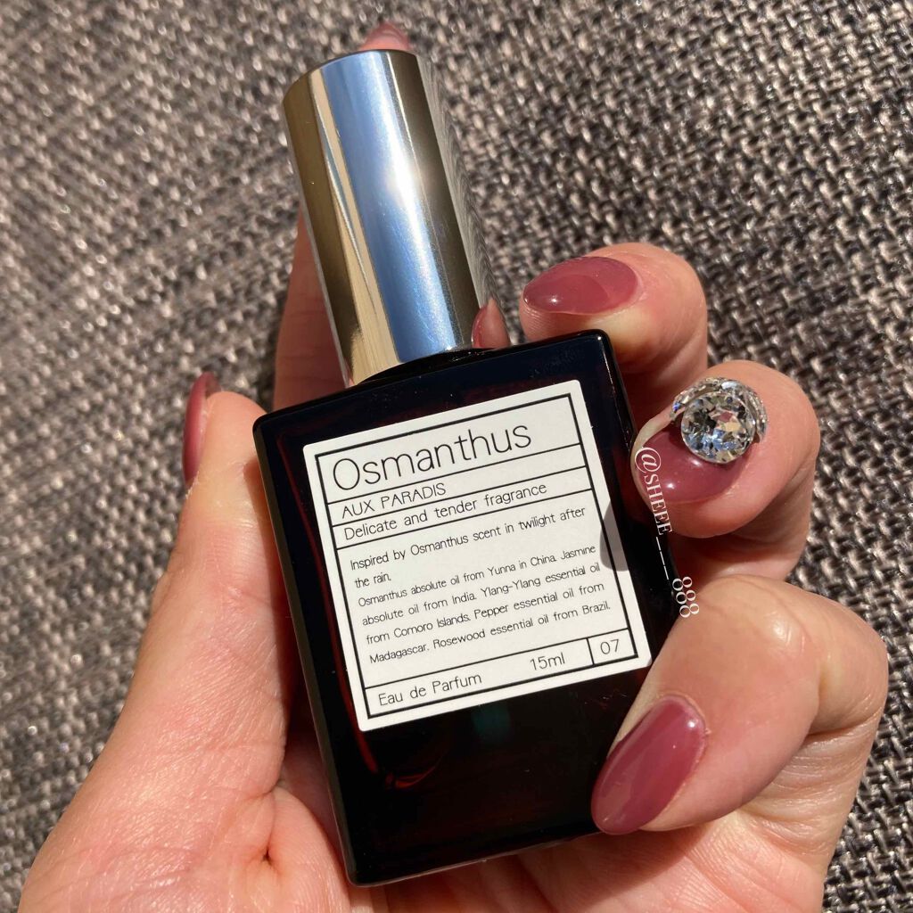 オードパルファム　#07 Osmanthus 〔オスマンサス〕/AUX PARADIS/香水(レディース)を使ったクチコミ（2枚目）