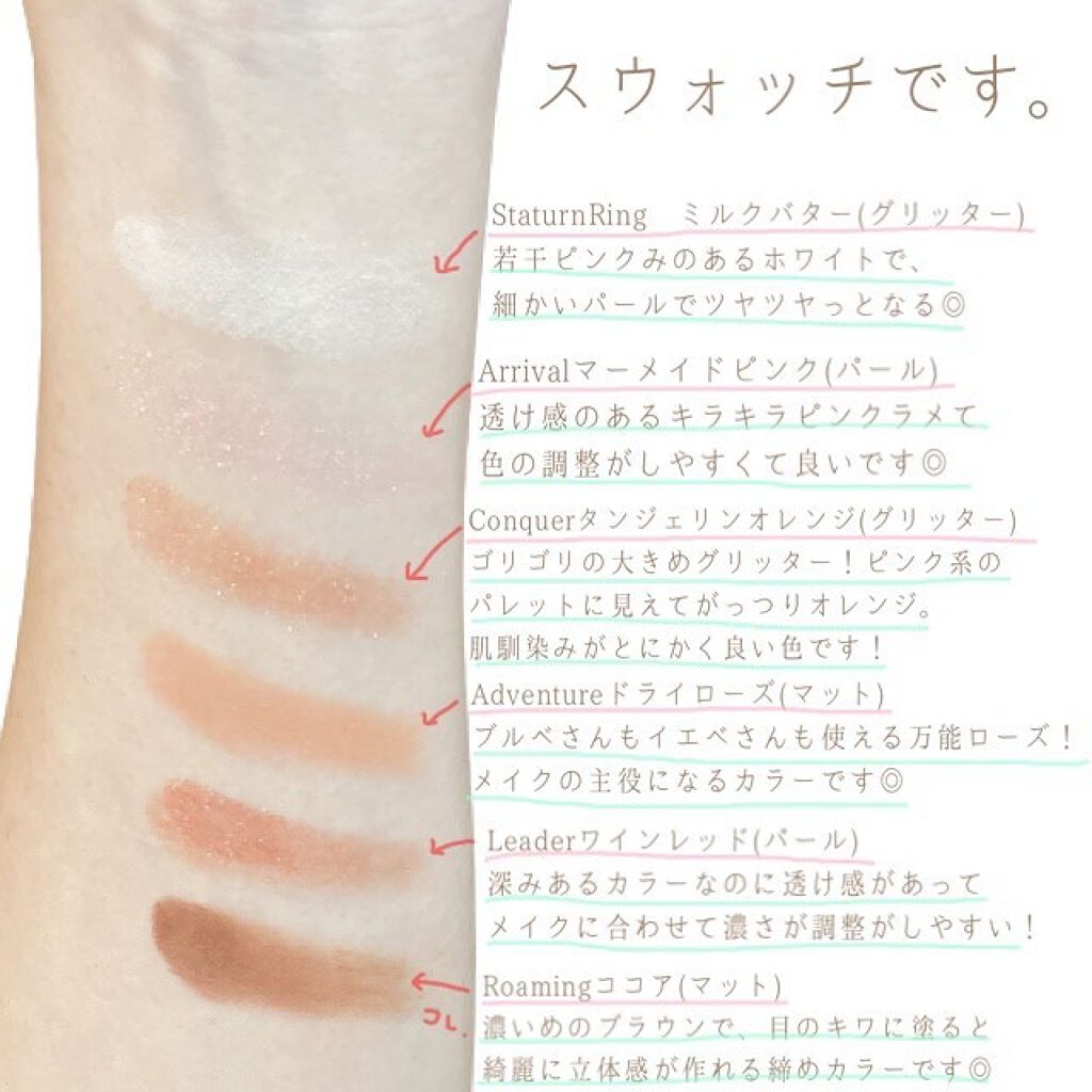 銀河系アイシャドウパレット/Ready to Shine/アイシャドウパレットを使ったクチコミ(4枚目)