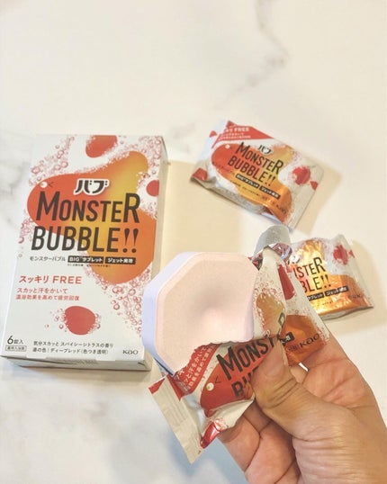 モンスターバブル スッキリFREE /バブ/炭酸系入浴剤を使ったクチコミ(2枚目)