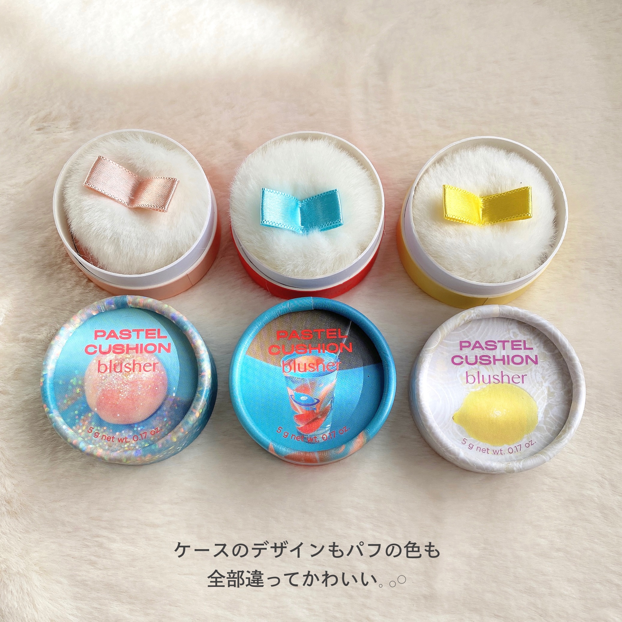 パステルクッションブラッシャー 06ローズペタル/THE FACE SHOP/パウダーチークを使ったクチコミ（3枚目）