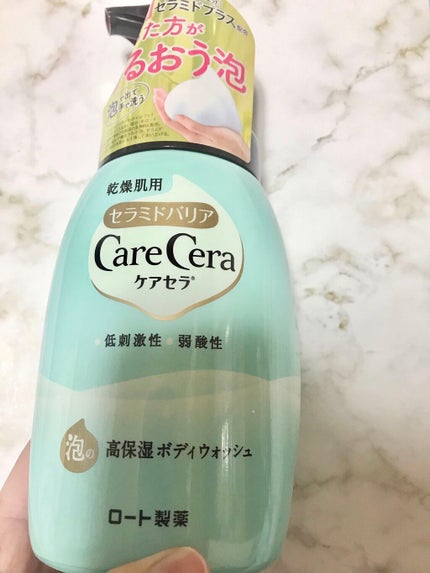 泡の高保湿ボディウォッシュ/ケアセラ/ボディソープを使ったクチコミ(1枚目)