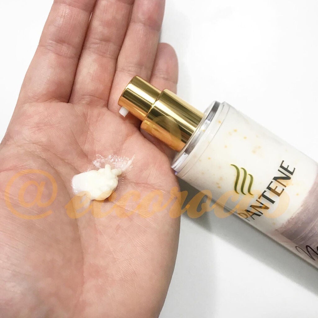 リペアー ゴールデン カプセル ミルク/パンテーン/ヘアミルクを使ったクチコミ(3枚目)