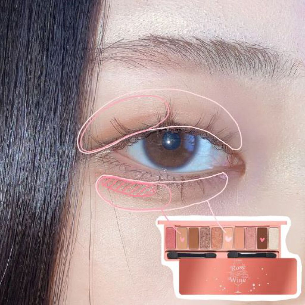 一重さん向けアイシャドウの塗り方&色の選び方を徹底紹介!おすすめ韓国風・ナチュラルアイメイクのやり方ものサムネイル