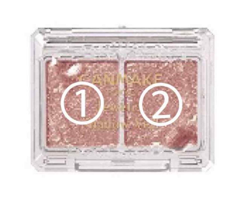 パーフェクトマルチアイズ/キャンメイク/アイシャドウパレットを使ったクチコミ（3枚目）