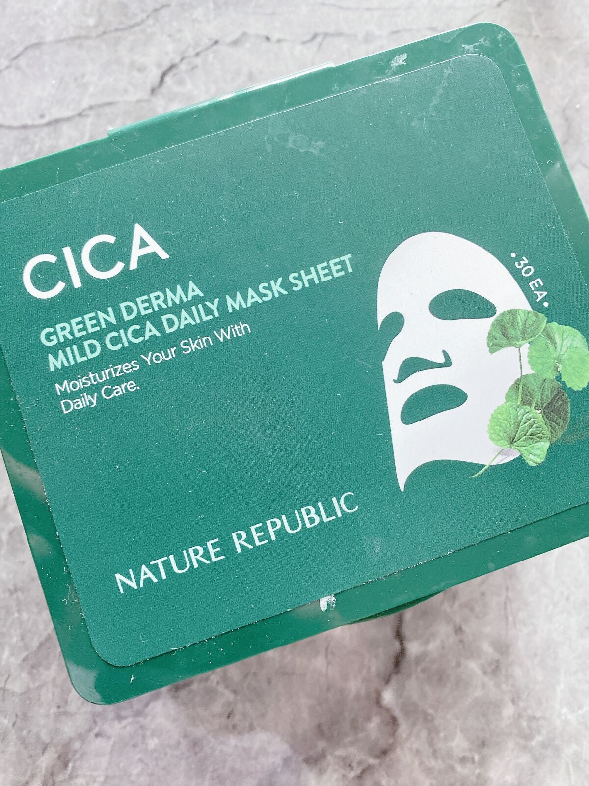 グリーンダーマCICA デイリーシートマスク/ネイチャーリパブリック/シートマスク・パックを使ったクチコミ(1枚目)