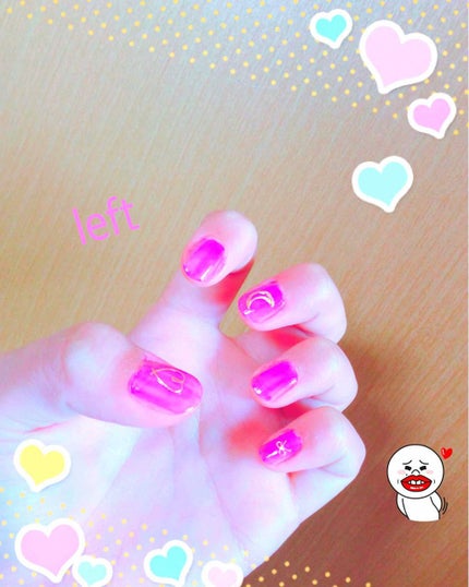 ネイルシール/キャンドゥ/ネイルシールを使ったクチコミ(3枚目)