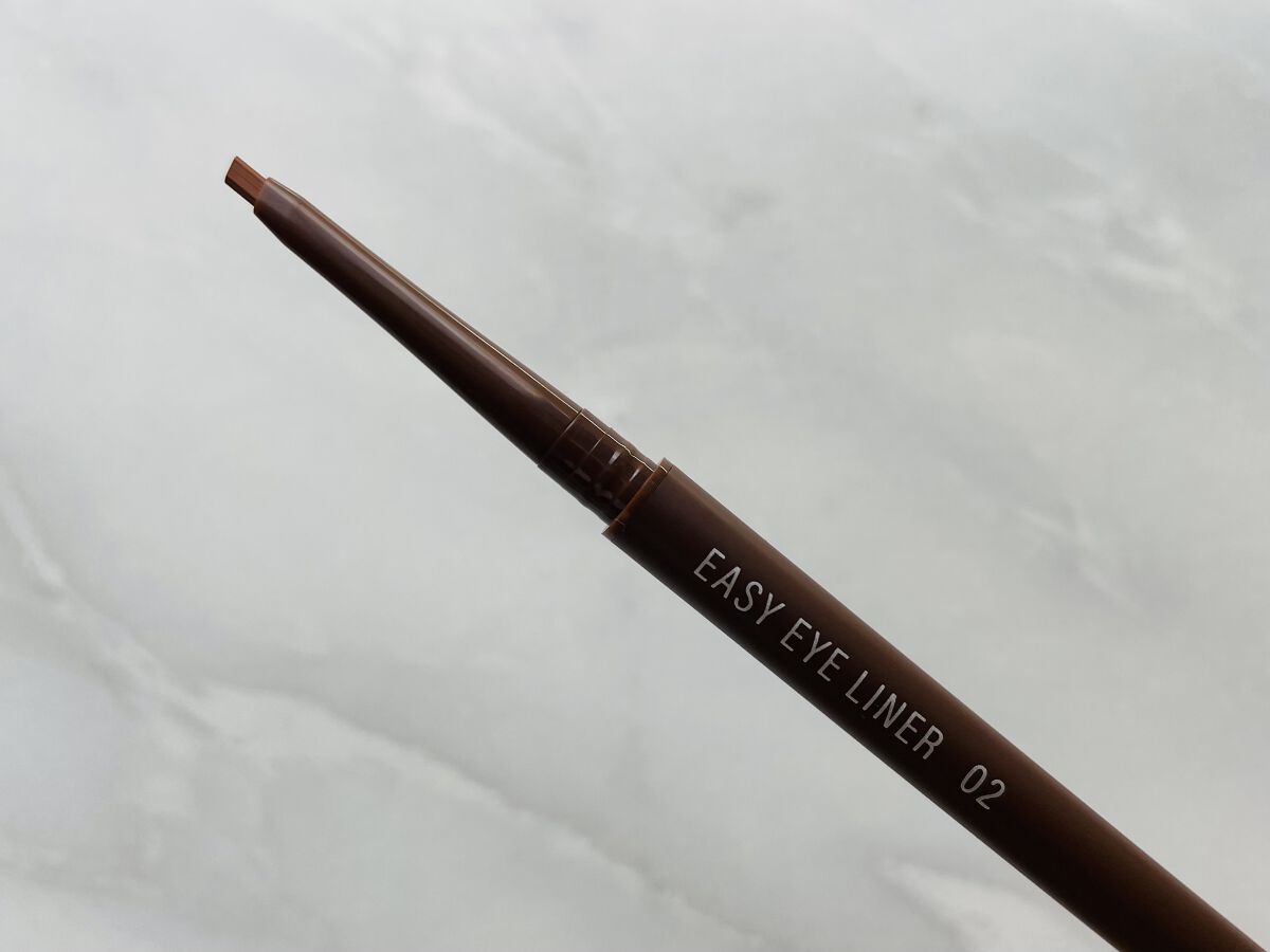 イージーeyeライナー 02 純粋ブラウン/b idol/ジェルアイライナーを使ったクチコミ（2枚目）