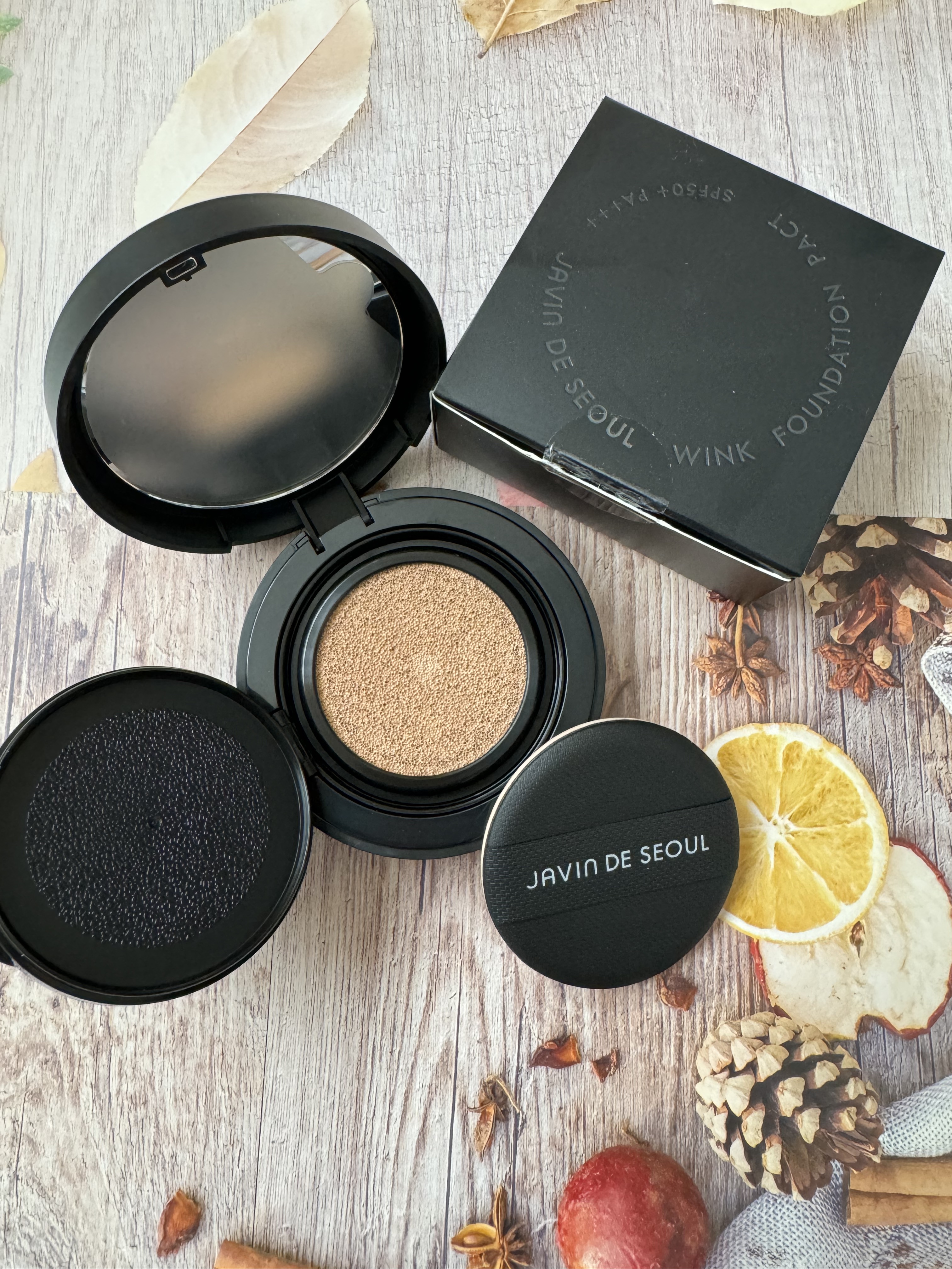 ジャビンドゥソウル ウインクファンデーションパクト/Javin De Seoul/クッションファンデーションを使ったクチコミ（3枚目）