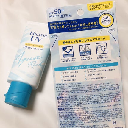 ビオレUV アクアリッチ ライトアップエッセンス/ビオレ/日焼け止めクリームを使ったクチコミ(5枚目)