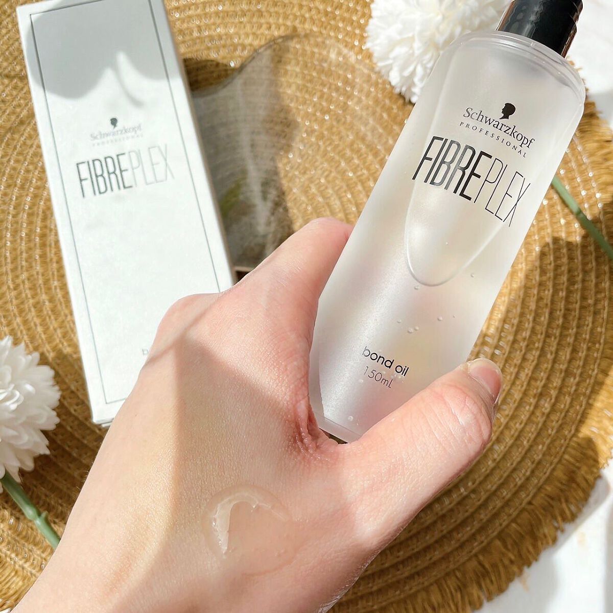 ファイバープレックス ボンドオイル/シュワルツコフ プロフェッショナル/ヘアオイルを使ったクチコミ(5枚目)