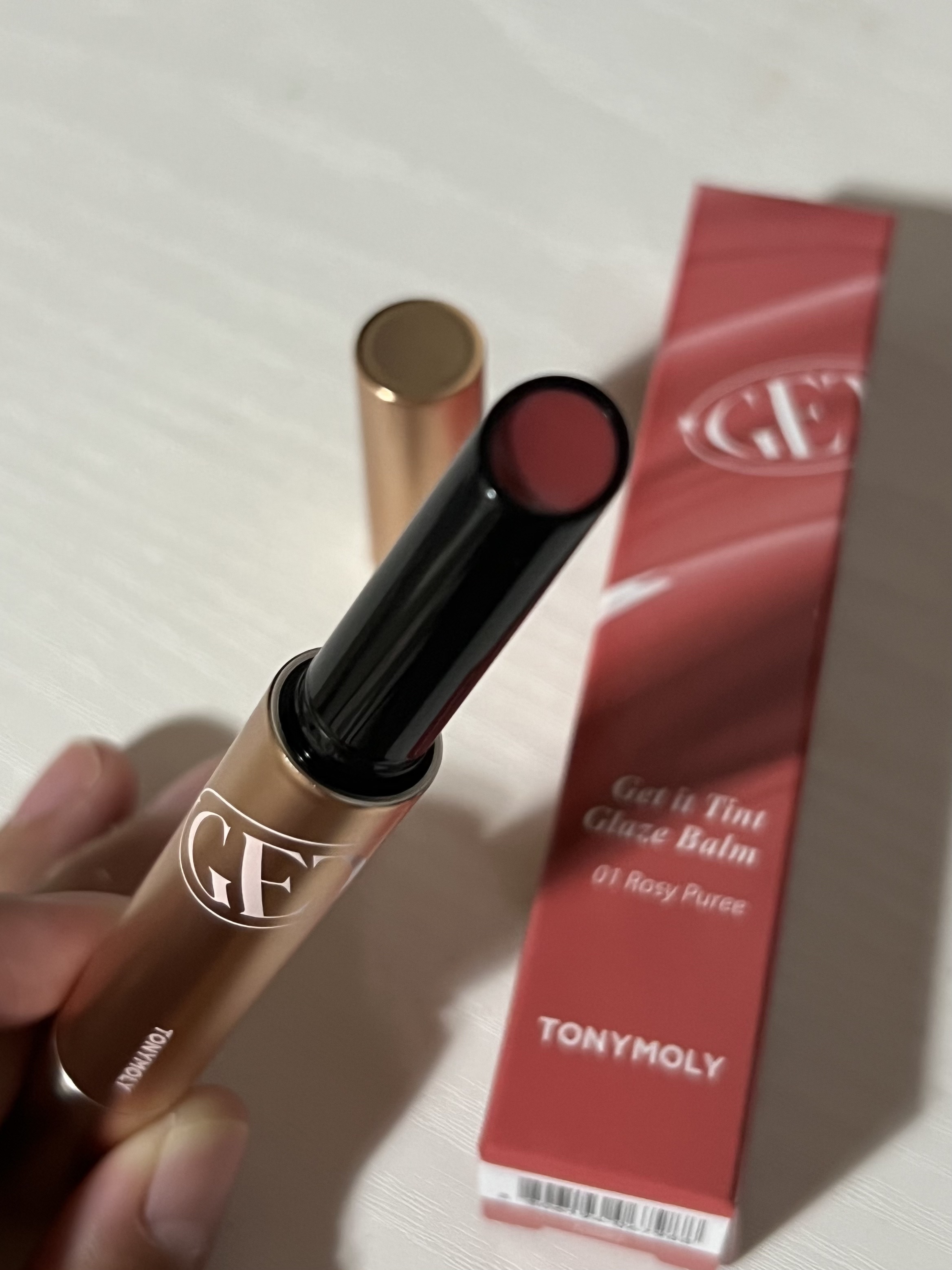 ゲットイットティントグレーズバーム/TONYMOLY/リップティントを使ったクチコミ（1枚目）
