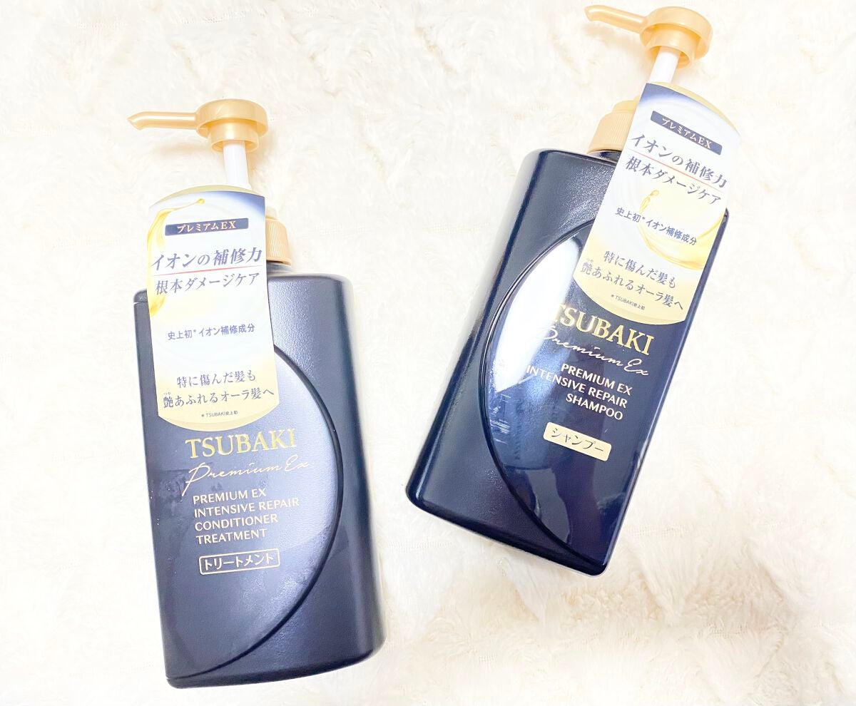 プレミアムEX インテンシブリペア <シャンプー>/コンディショナー<ヘアトリートメント> /TSUBAKI/市販シャンプーを使ったクチコミ(1枚目)