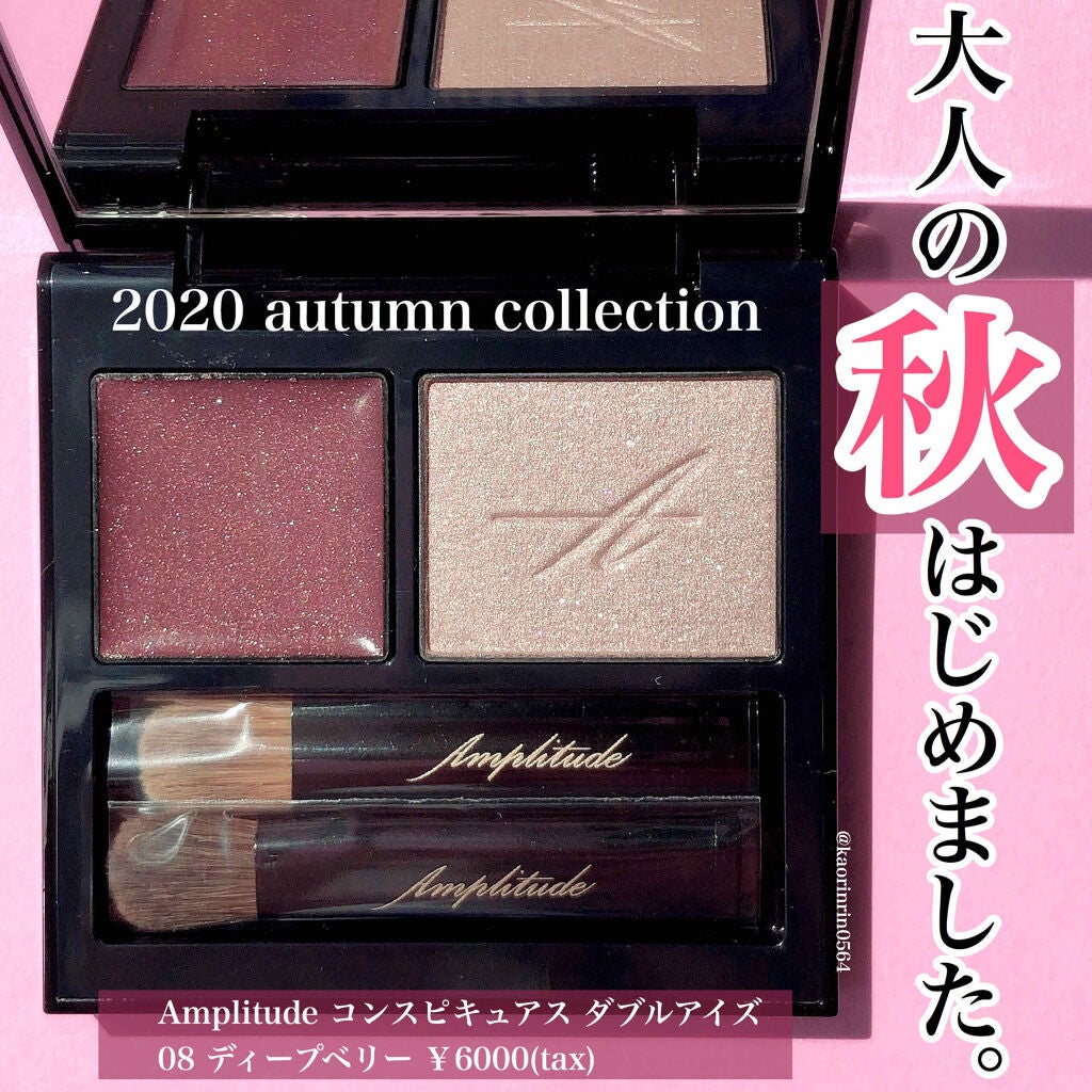 コンスピキュアス ダブルアイズ/Amplitude/アイシャドウパレットを使ったクチコミ(1枚目)