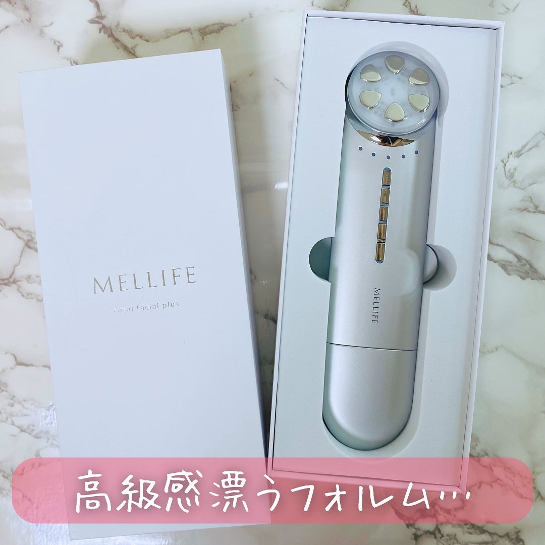 トータルフェイシャルプラス/MELLIFE/美顔器・マッサージを使ったクチコミ（2枚目）