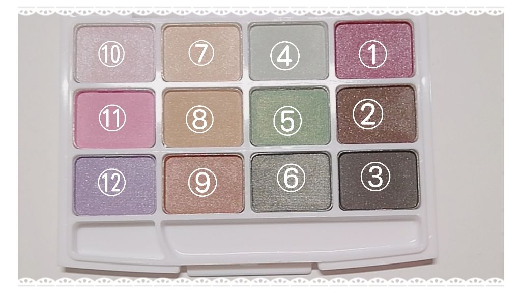 12色アイシャドウパレット/LOUJENE/アイシャドウパレットを使ったクチコミ（2枚目）
