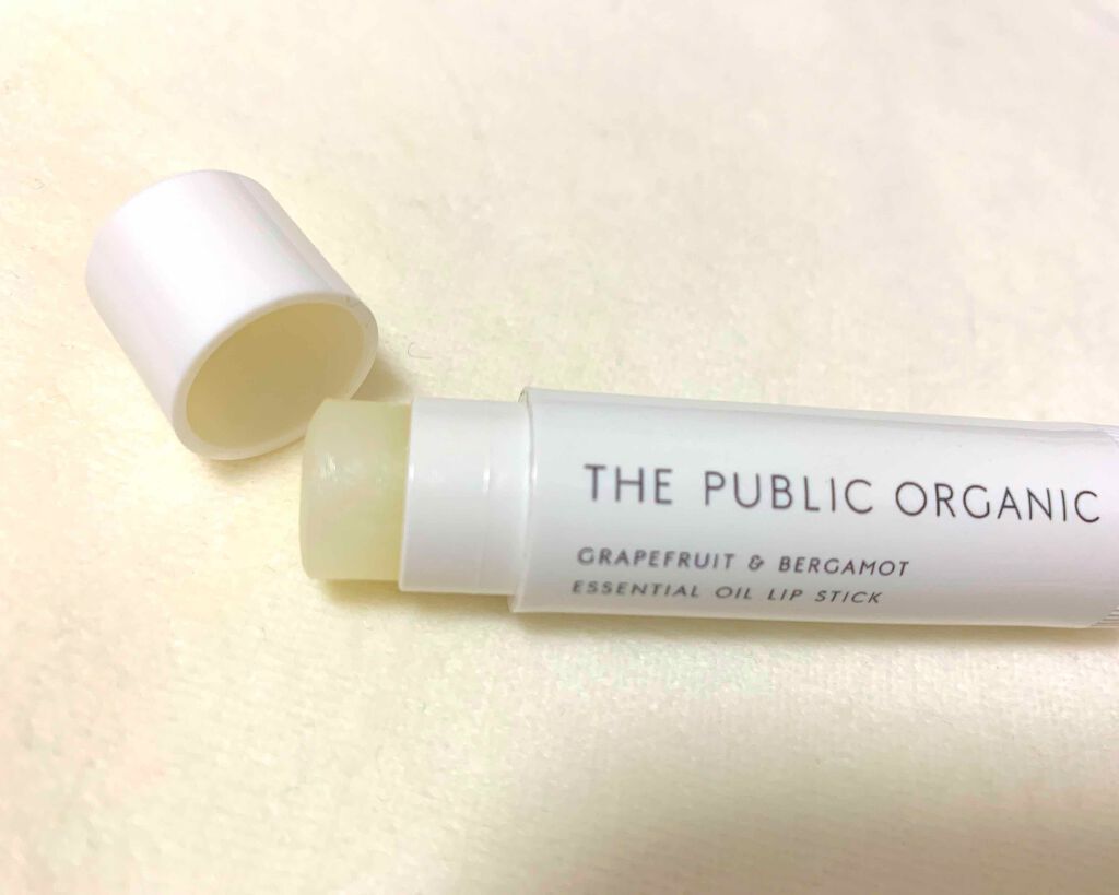 オーガニック認証 精油リップスティック スーパーポジティブ ライズ/THE PUBLIC ORGANIC/リップクリームを使ったクチコミ（1枚目）