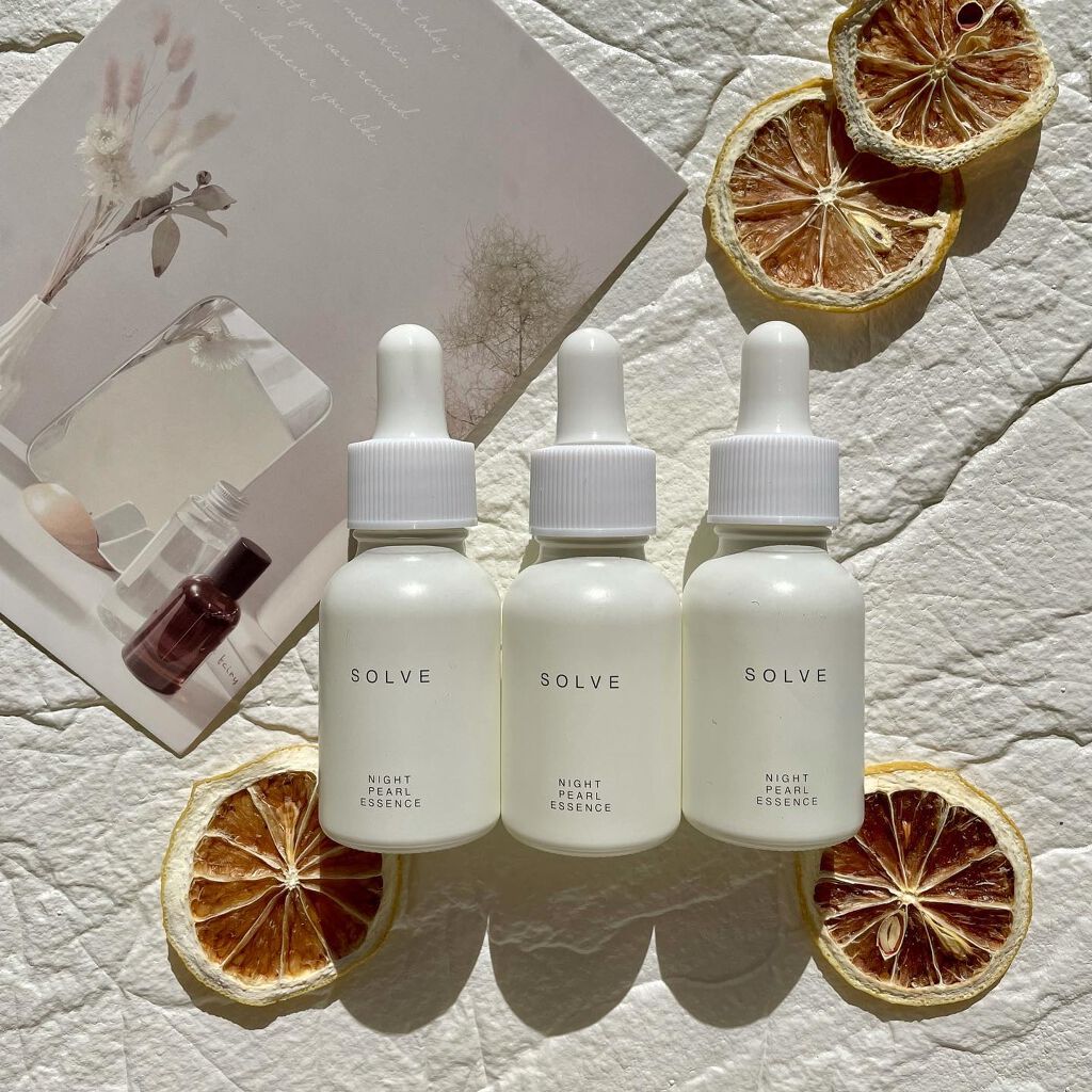 なぁな on LIPS 「肌をリセット🤍✨\\凝縮の1滴//SOLVEナイトパールエッセ..」(1枚目)