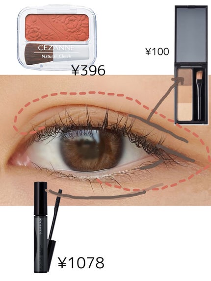 ナチュラル チークN/CEZANNE/パウダーチークを使ったクチコミ(2枚目)