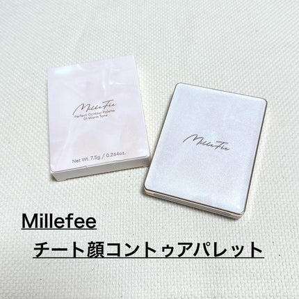 チート顔コントゥアパレット/MilleFée/パウダーハイライトを使ったクチコミ(2枚目)