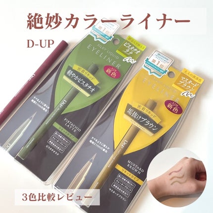 シルキーリキッドアイライナーWP/D-UP/リキッドアイライナーを使ったクチコミ(1枚目)