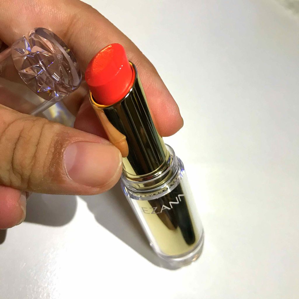 ラスティンググロスリップ/CEZANNE/口紅を使ったクチコミ(2枚目)