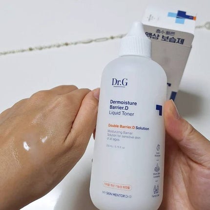 ザモイスチャーバリアDリキッドトナー/Dr.G/化粧水を使ったクチコミ(3枚目)