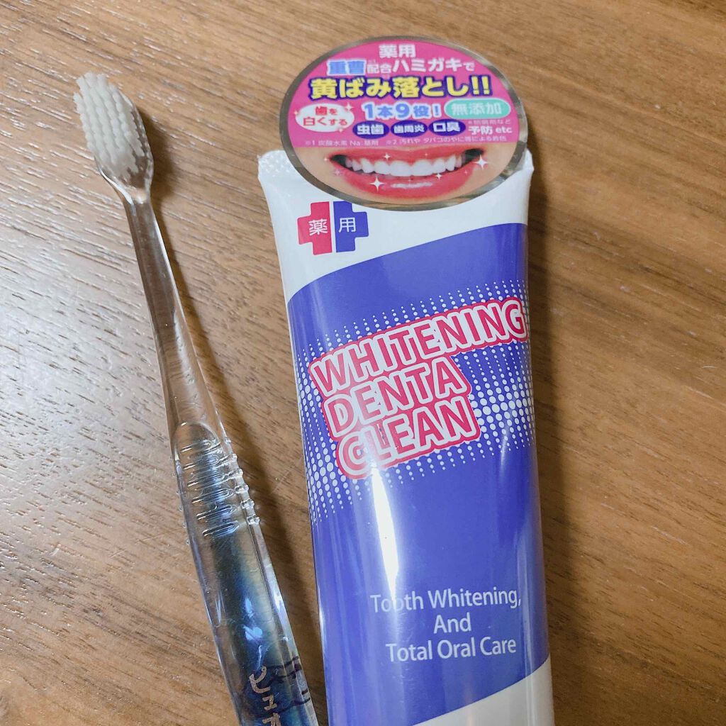 薬用ホワイトニング デンタクリーン/シーヴァ/歯磨き粉を使ったクチコミ(1枚目)