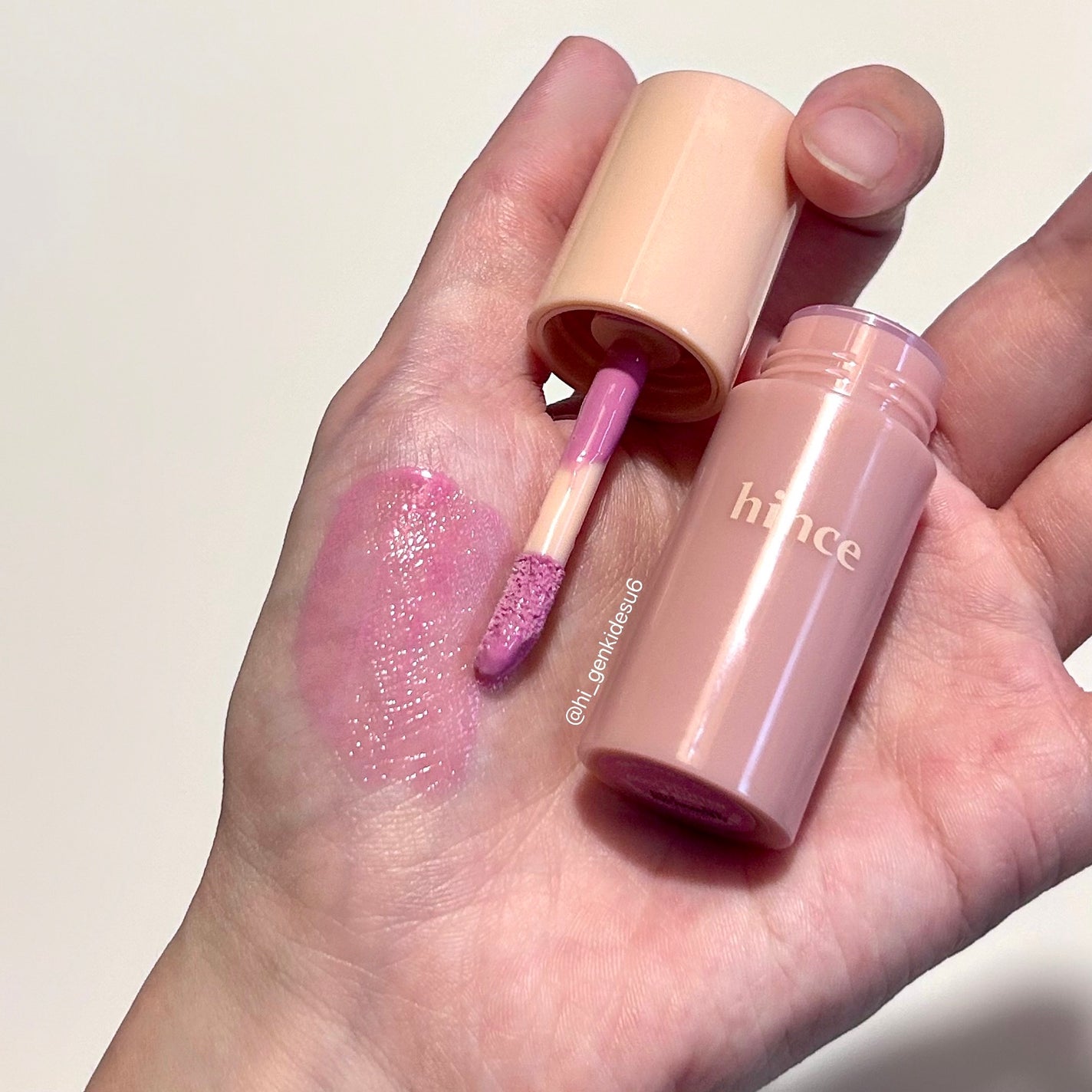 トゥルーディメンショングロウチーク/hince/パウダーチークを使ったクチコミ(2枚目)