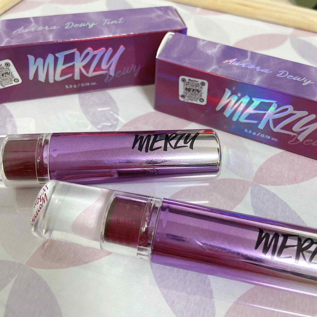 オーロラ デュイ ティント/MERZY/リップティントを使ったクチコミ(1枚目)