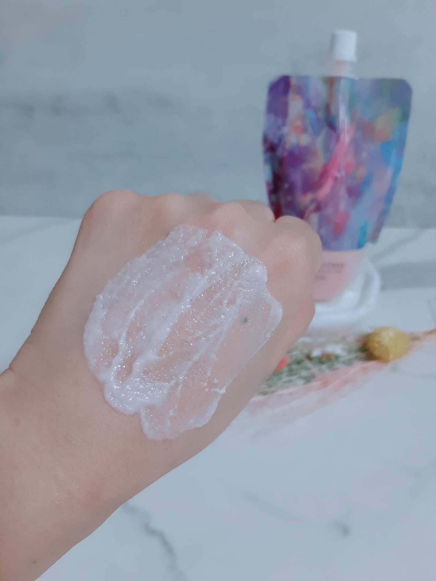 ピンクティーツリーライスシカウォッシュオフパック/APLIN/洗い流すパック・マスクを使ったクチコミ(5枚目)