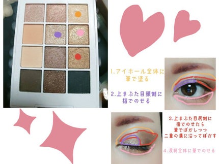 ディアダイアリー・サンセットキス/KISS NEW YORK/アイシャドウパレットを使ったクチコミ(4枚目)