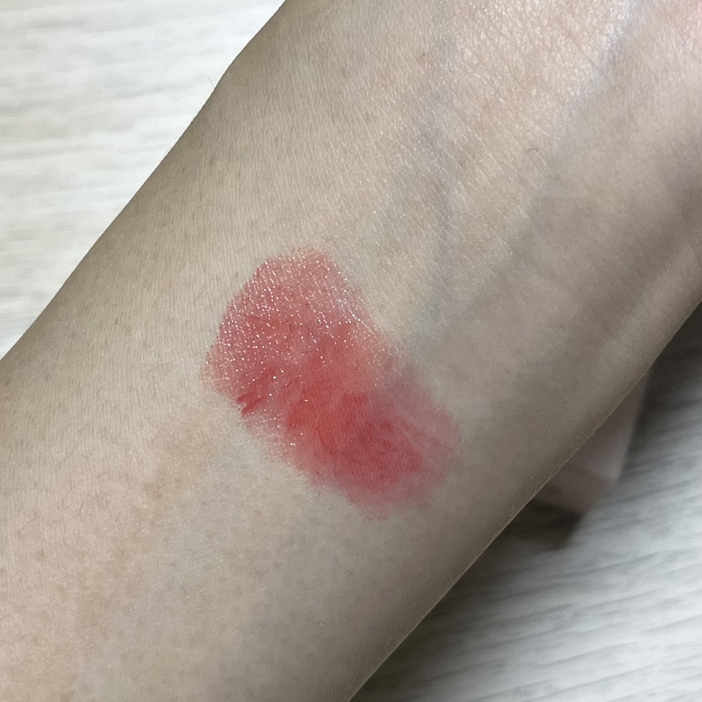 センシュアル ヌードバーム 356 TEMPTING RED/HERA/リップバームを使ったクチコミ（3枚目）