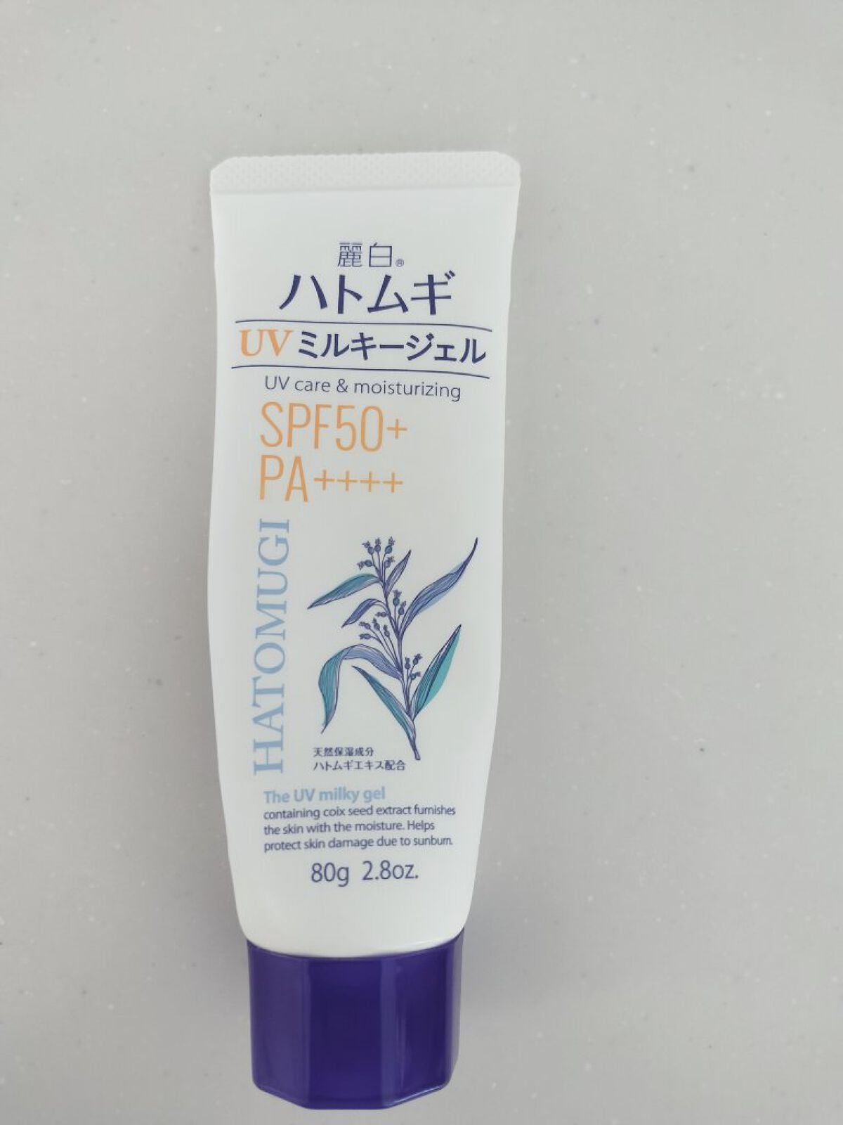 ハトムギ UVミルキージェル/麗白/日焼け止めミルクを使ったクチコミ(1枚目)