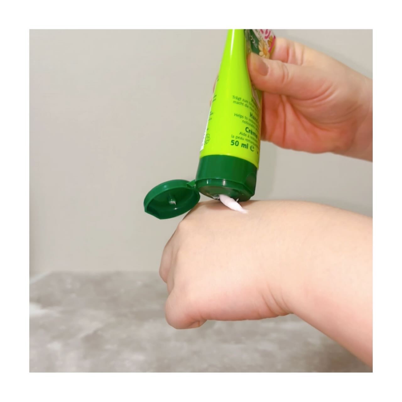 グリソメド ハンドクリーム A (カモミール)/グリソメド/ハンドクリームを使ったクチコミ（3枚目）