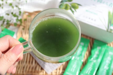 オリーブと大麦若葉の糖と脂肪を抑える青汁 /山田養蜂場(健康食品)/青汁を使ったクチコミ(4枚目)