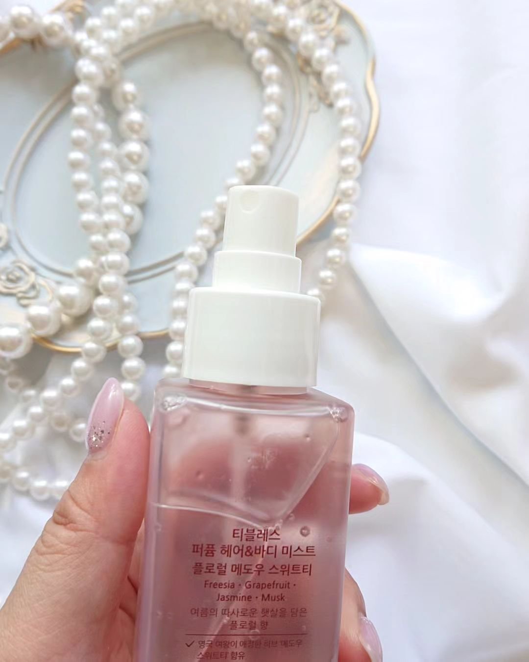 パヒュームヘア&ボディミスト フローラルメドウスウィートティー/TEABLESS/ヘアミストを使ったクチコミ（2枚目）