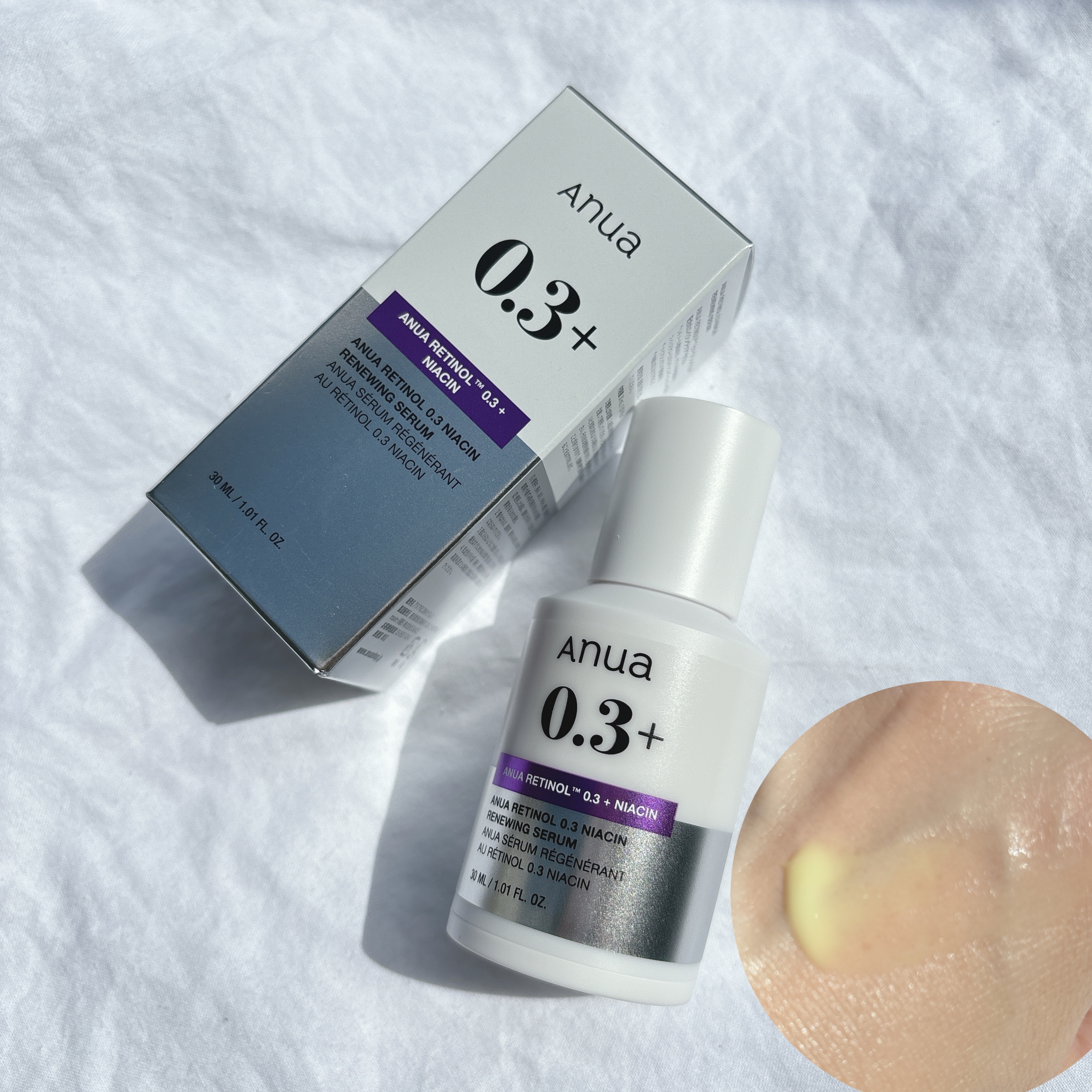 レチノール0.3 ナイアシンリニューイングセラム/Anua/美容液を使ったクチコミ（3枚目）