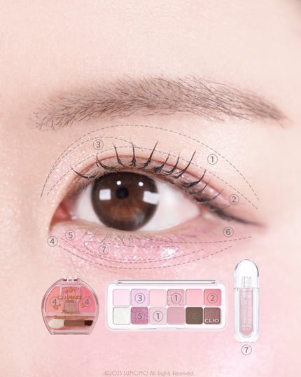 SUMOMO on LIPS 「マイメロディの50th記念!マイメロメイク🎀 メイク解説は@s..」(4枚目)