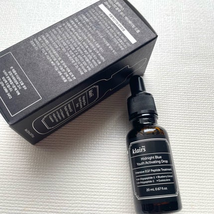 ミッドナイトブルーユースアクティベーティングドロップ(20ml)/Klairs/美容液を使ったクチコミ(4枚目)