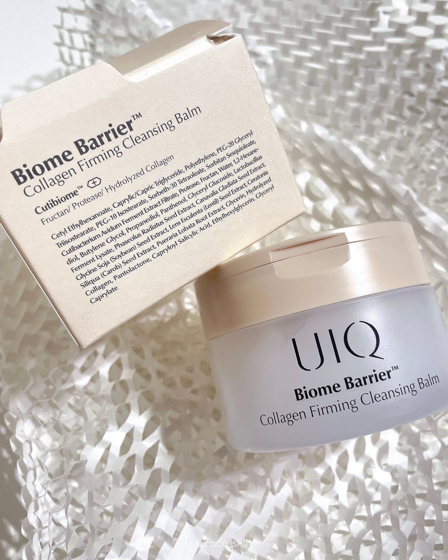 バイオームバリアコラーゲンファーミングクレンジングバーム/UIQ/クレンジングバームを使ったクチコミ(1枚目)
