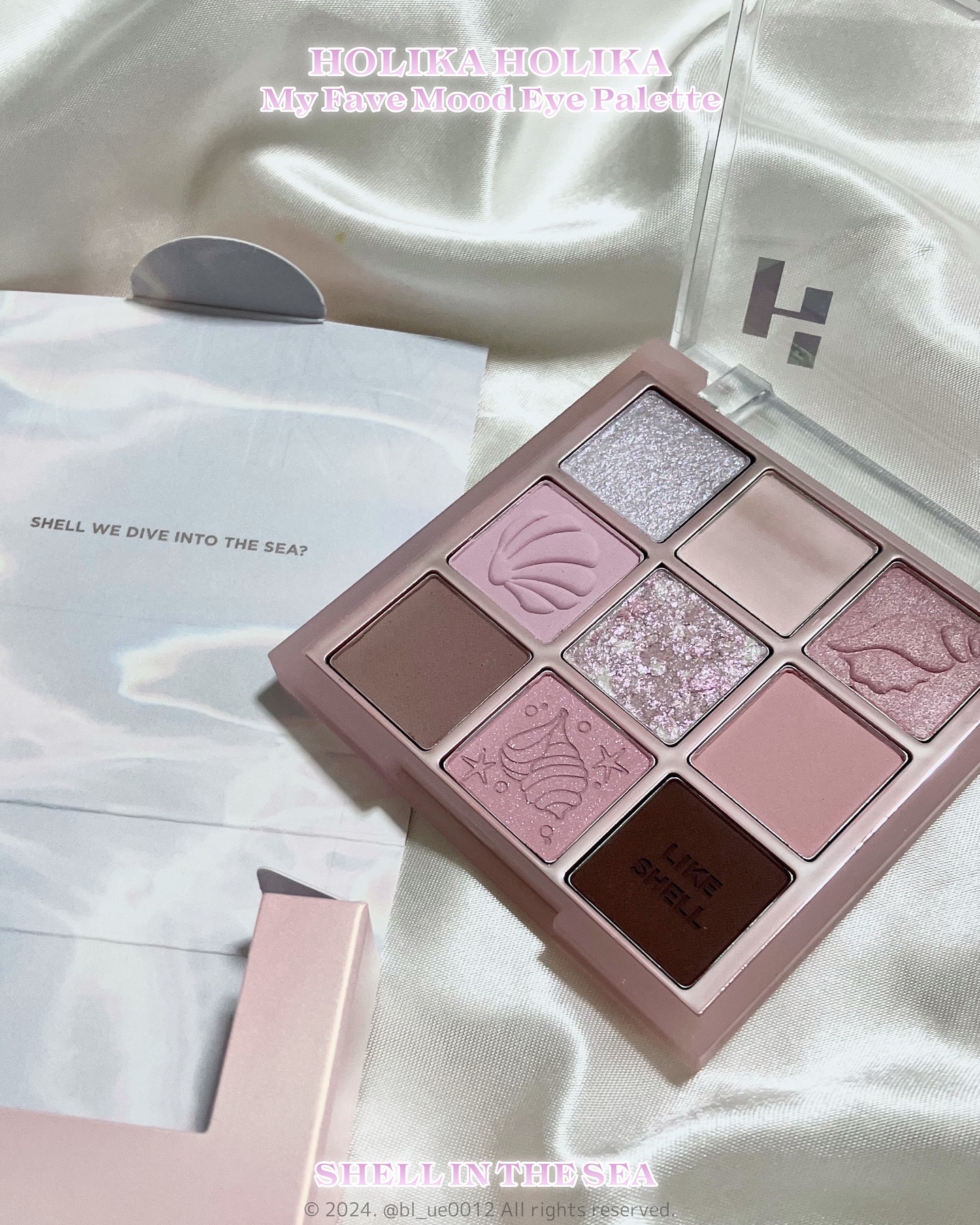 マイフェイブムードアイパレット 9カラー/HOLIKA HOLIKA/アイシャドウパレットを使ったクチコミ（2枚目）