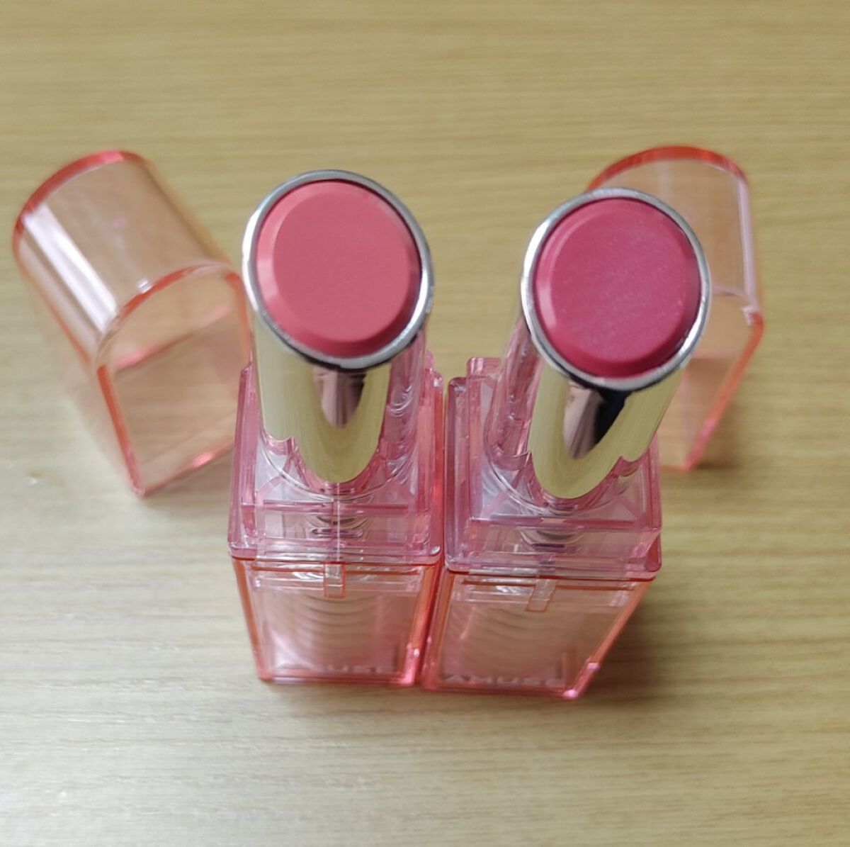 デューバーム 06デューローズ/AMUSE/口紅・グロス・リップライナー・リップケアを使ったクチコミ（2枚目）