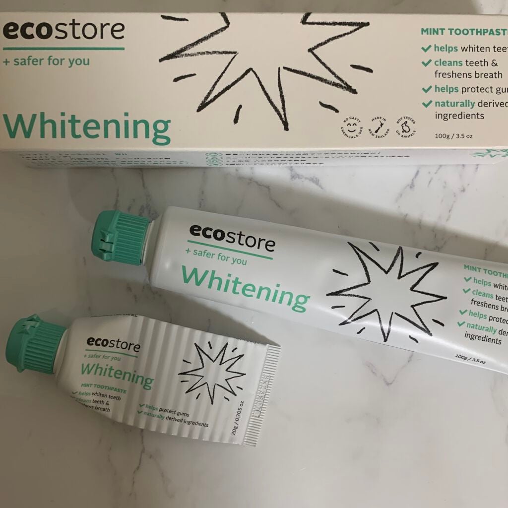 トゥースペースト<ホワイトニング>/ecostore/歯磨き粉を使ったクチコミ(1枚目)