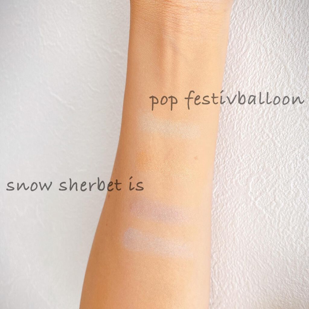 ラメシャワーシャドウ/funme＋ME/ジェル・クリームアイシャドウを使ったクチコミ（2枚目）