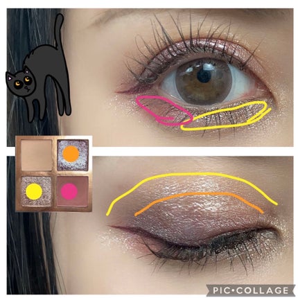 Venus Marble アイシャドウキャットシリーズ/Venus Marble/アイシャドウパレットを使ったクチコミ(3枚目)