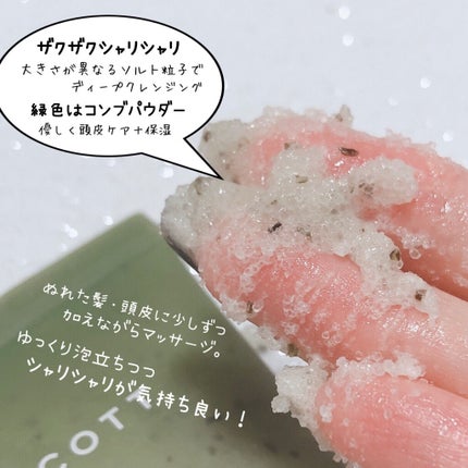 マリントックススカルプスクラブ/MILCOTT/ヘッドスクラブを使ったクチコミ(4枚目)