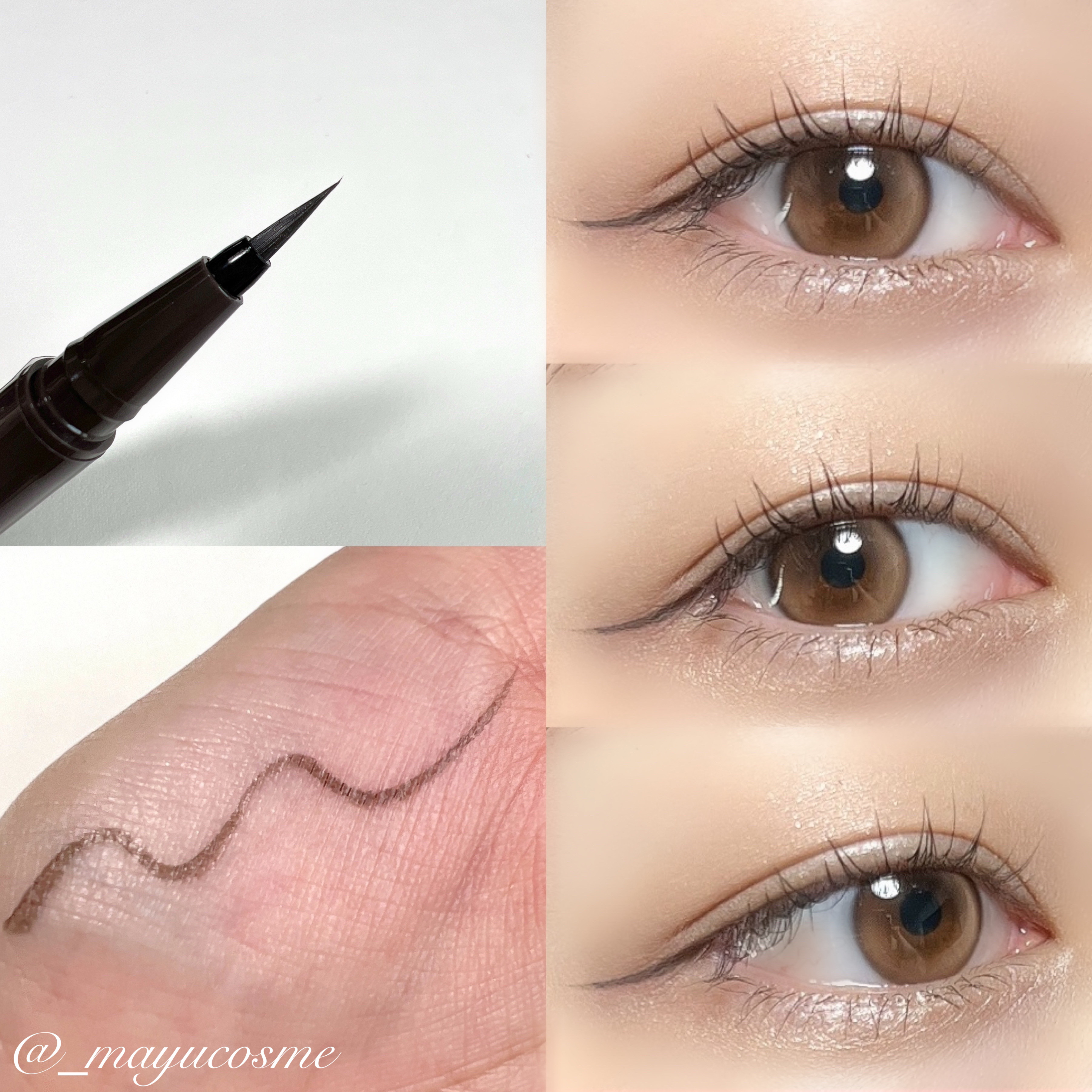 シルキーリキッドアイライナーWP/D-UP/リキッドアイライナーを使ったクチコミ（2枚目）