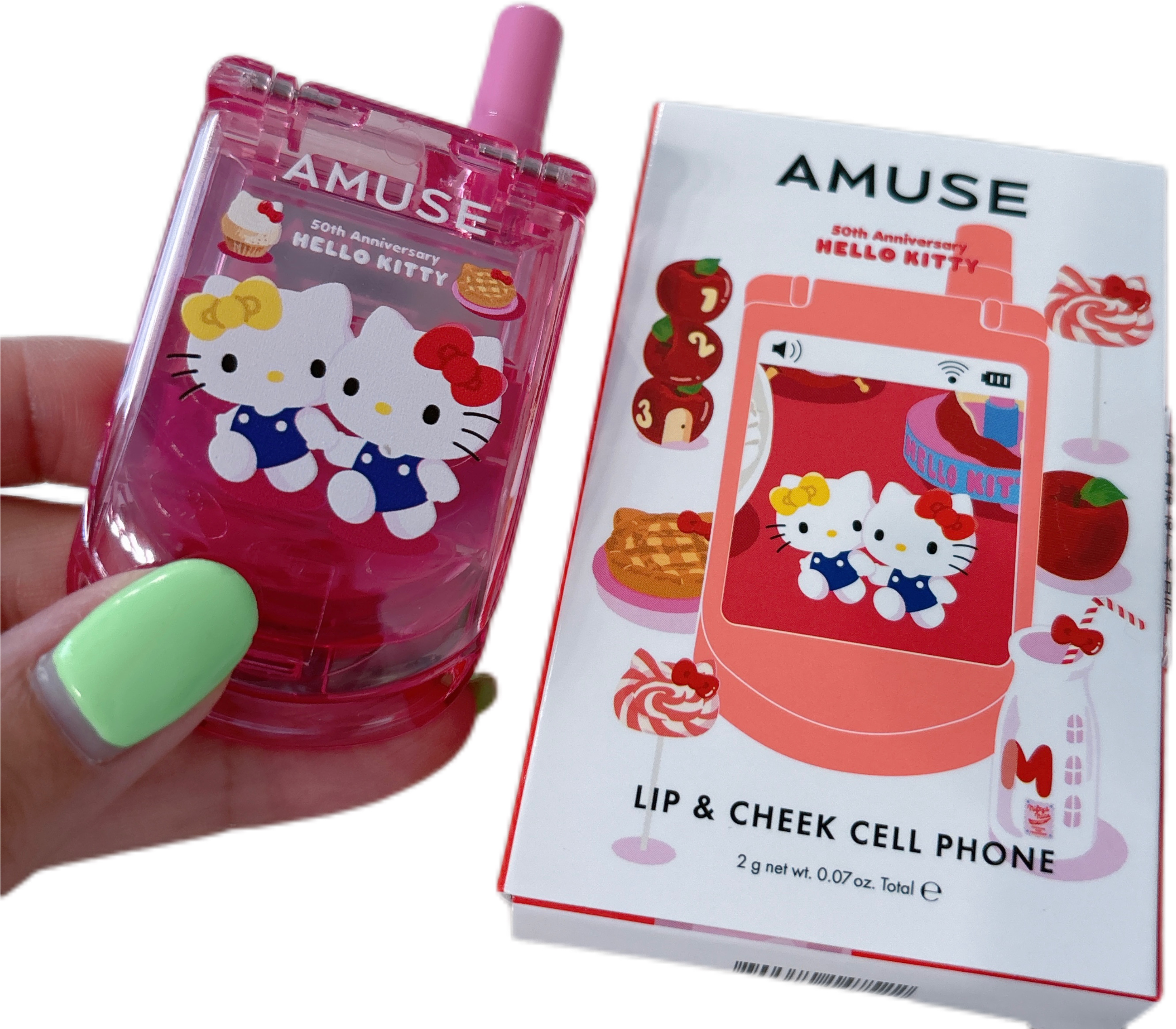 リップ&チークセルフォン/AMUSE/口紅を使ったクチコミ（2枚目）