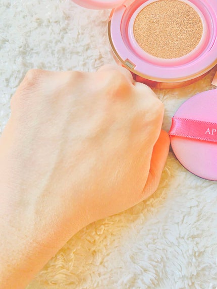 ピンクティーツリーカバークッション/APLIN/クッションファンデーションを使ったクチコミ(4枚目)